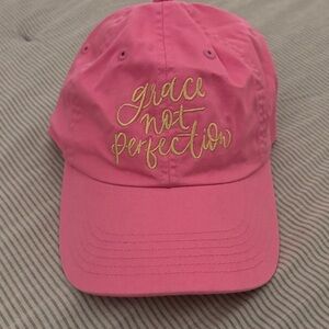 Pink ‘grace not perfection’ Women's Hat